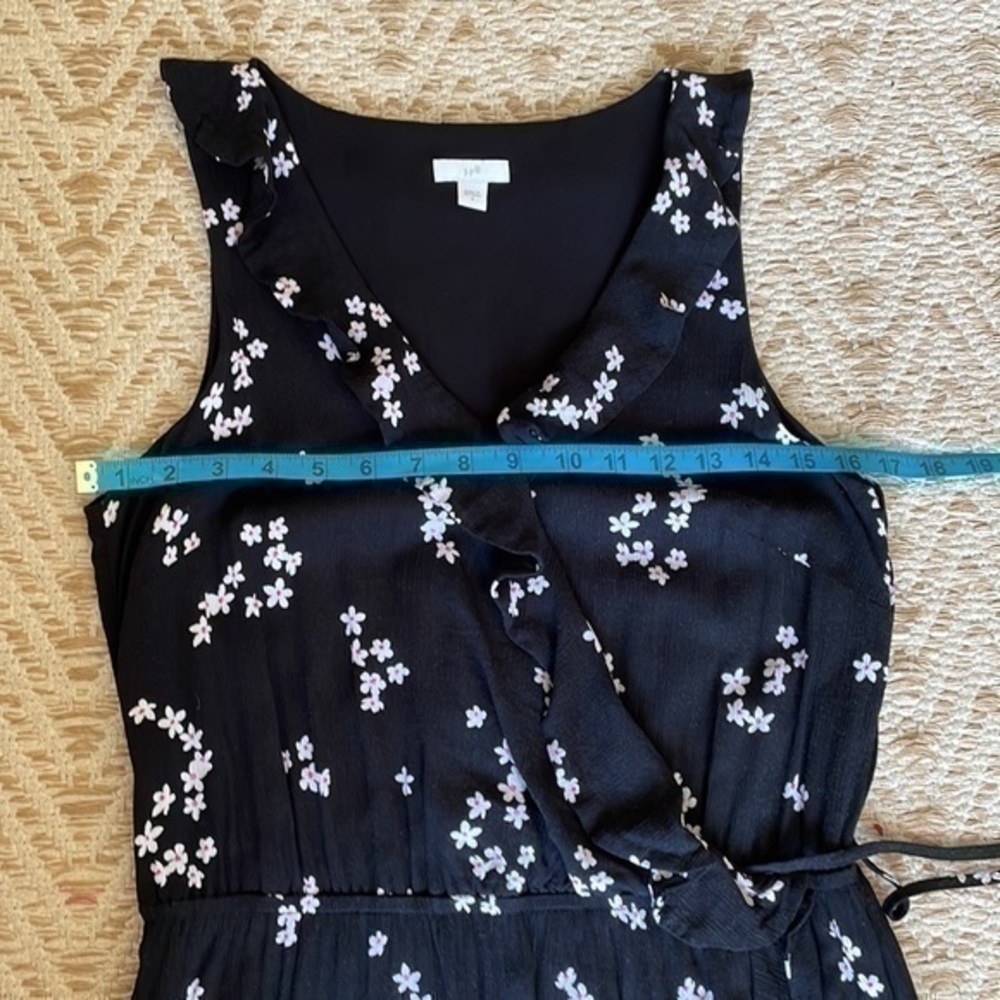 J. Jill floral ruffle maxi dress small - Picture 11 of 13